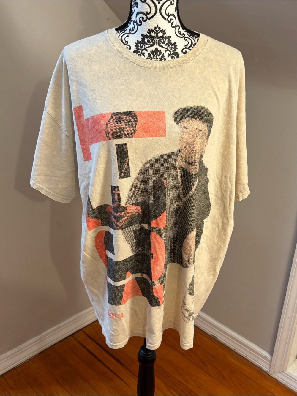 NWOT Legends Apparel Ice-T 50th Anniversary of HipHop T-Shirt Size Large 80s Rap